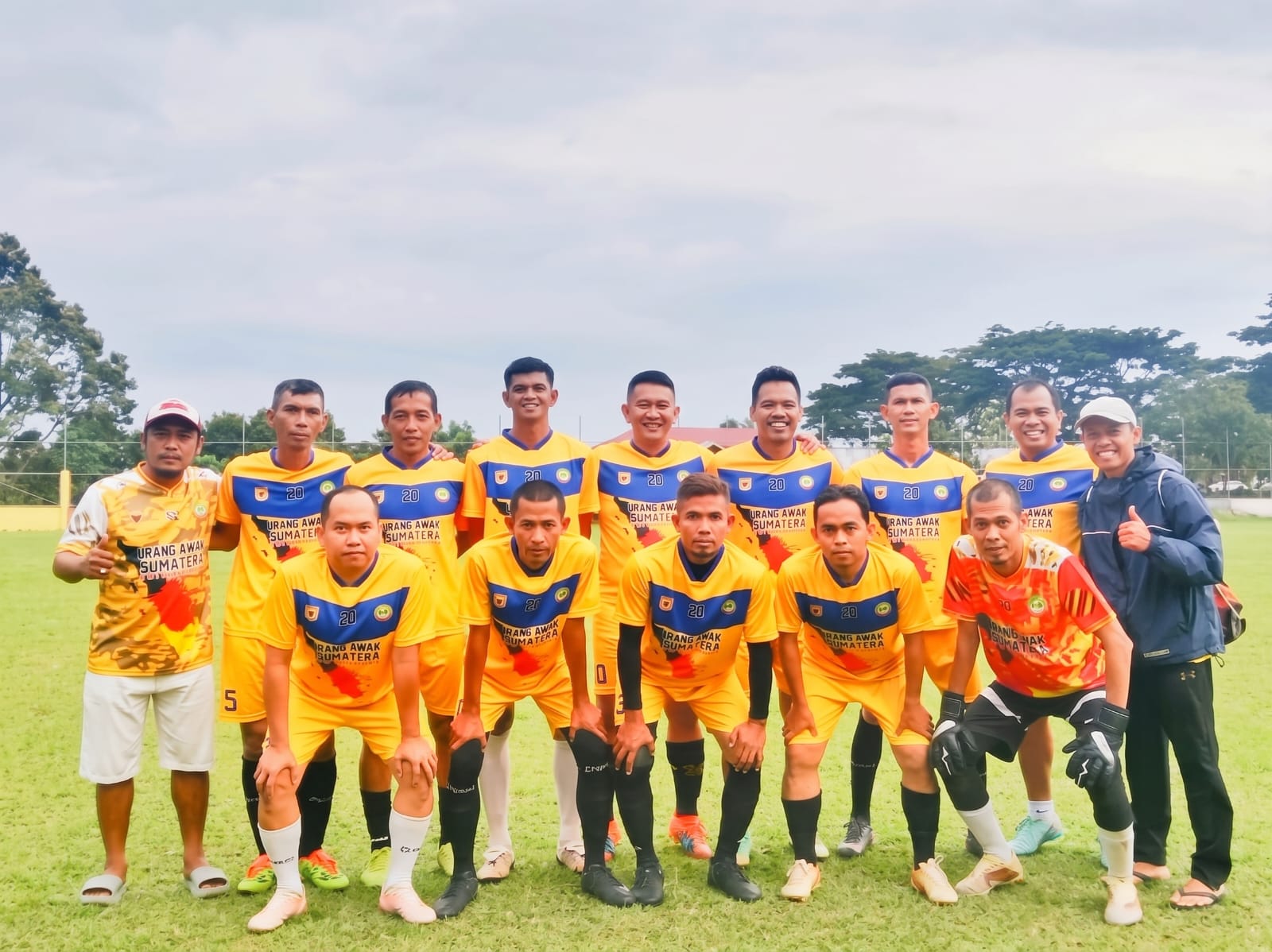 Tim Urawa Batusangkar U40 akan diperkuat Kapolres Tanahdatar AKBP Marwan Fajrin, SIK. (chandra antoni)